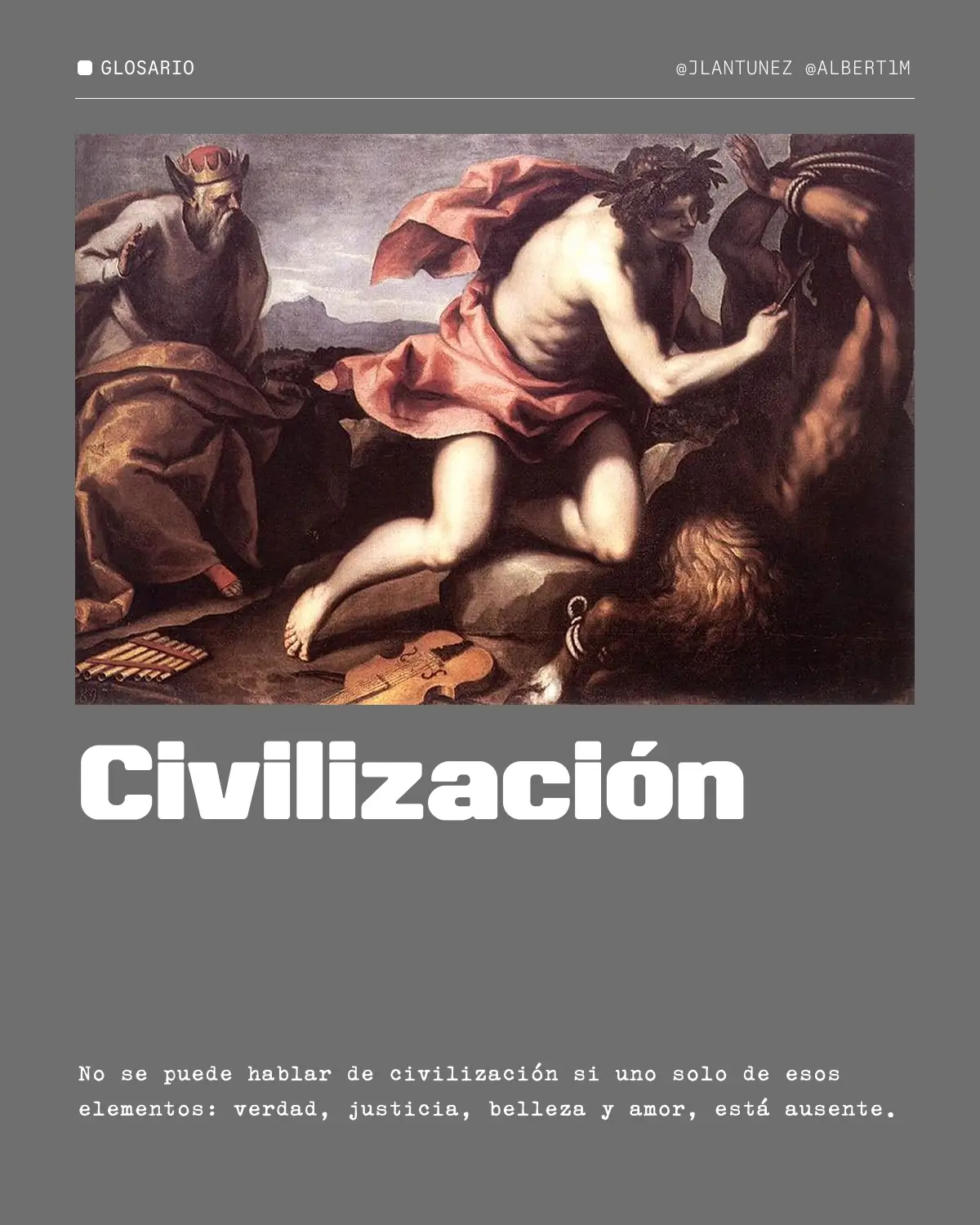Póster del glosario: Civilización